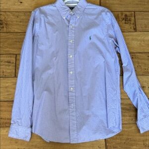 Ralph Lauren Beautiful purple and white button down. Men’s Medium